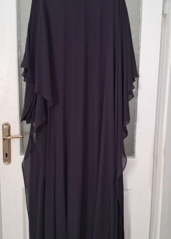 Uzun Mor  Abiye Elbise - Görsel 2