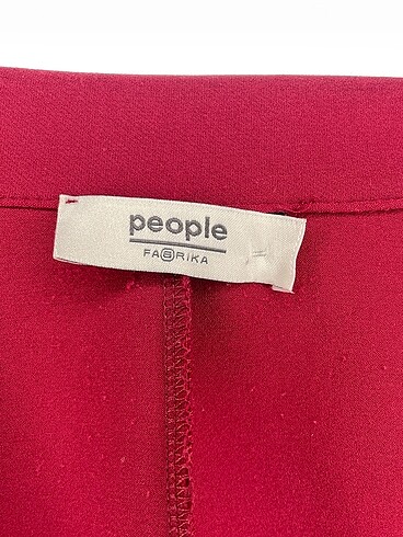 38 Beden bordo Renk Fabrika Blazer %70 İndirimli.