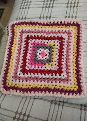 Beden Pastel Renkli Kareli Örgü lif