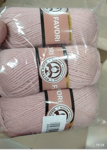 Pembe Yumuşak Yün İplik 3'lü Paket