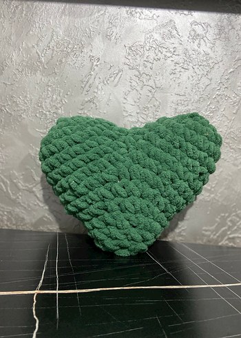 Yeşil Kalp Şeklinde Banyo Süngeri - Görsel 2