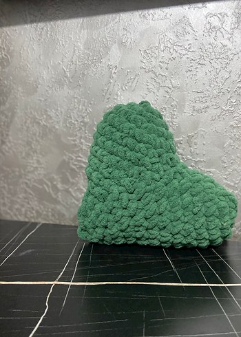 Yeşil Kalp Şeklinde Banyo Süngeri - Görsel 6