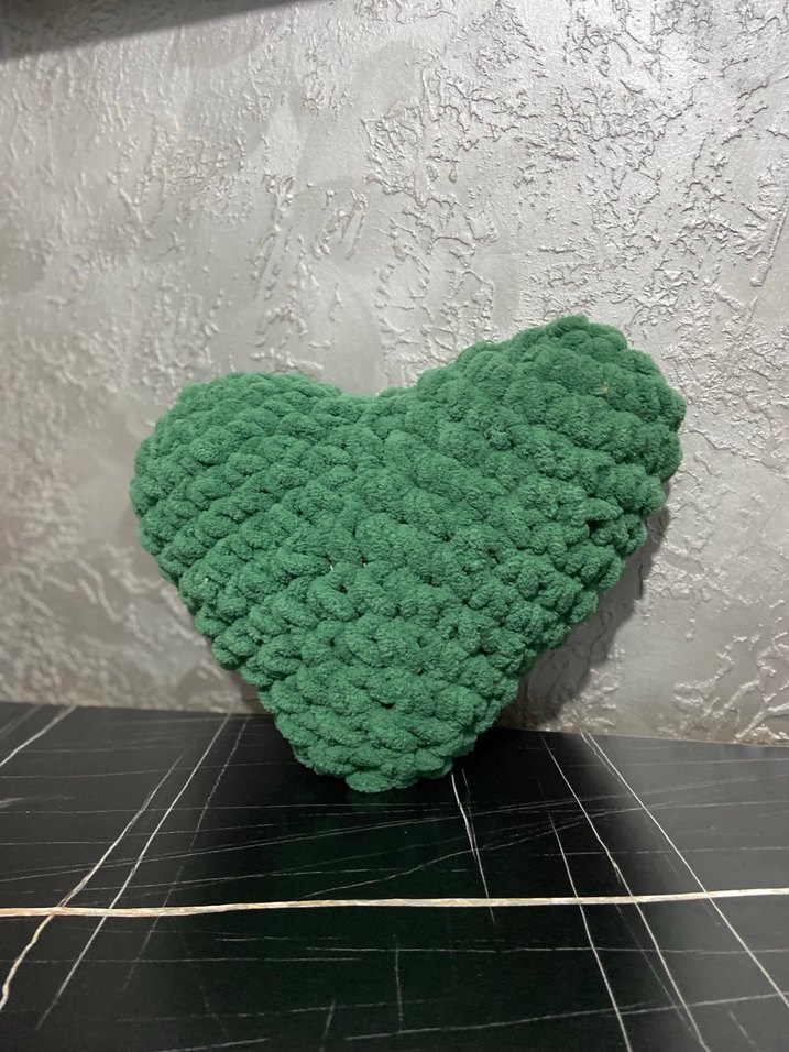 Yeşil Kalp Şeklinde Banyo Süngeri - Görsel 3