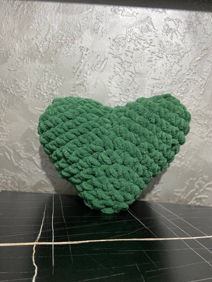 Yeşil Kalp Şeklinde Banyo Süngeri - Görsel 2