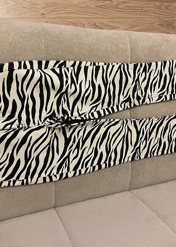 Zebra Desenli Kadın Pantolon