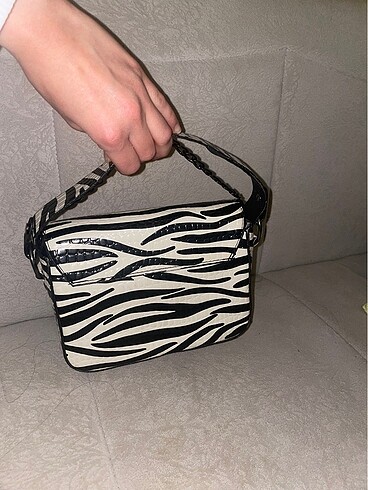 Beden çeşitli Renk Zebra desen çanta