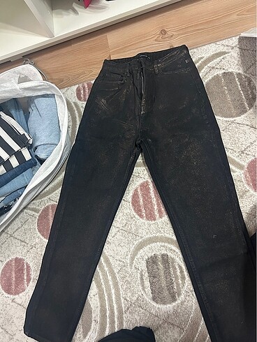 36 Beden Kahve simli jean