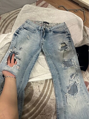 36 Beden Düşük bel jean