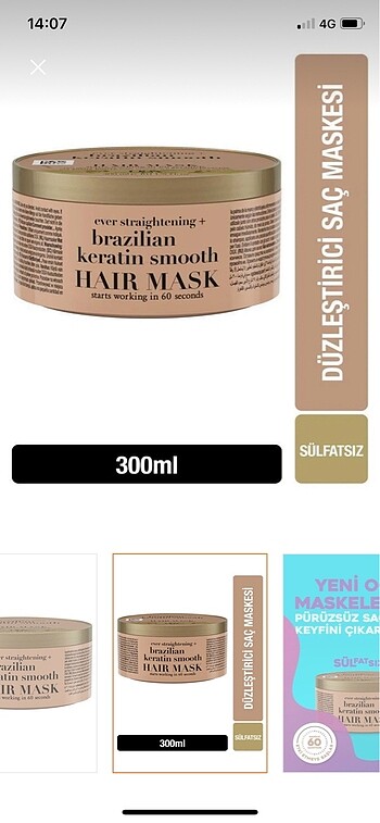 Diğer Şampuan ve maske
