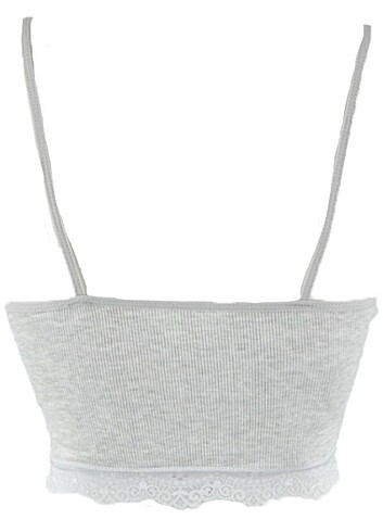Diğer Düğmeli dantelli crop