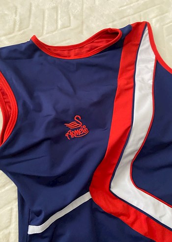 Taytlı yarı kapalı tesettür Kadın Mayo - Görsel 2