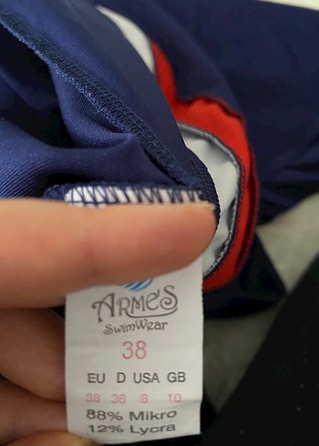 Taytlı yarı kapalı tesettür Kadın Mayo - Görsel 5