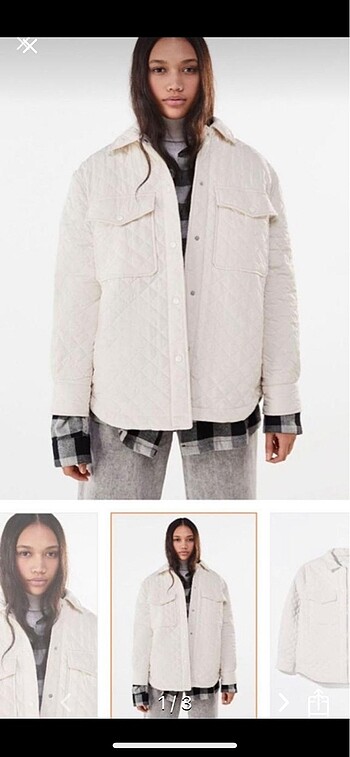Bershka kapitone ceket