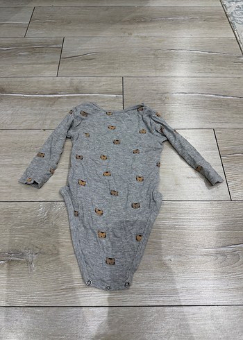 Uzun kollu çıtçıtlı body - Görsel 3