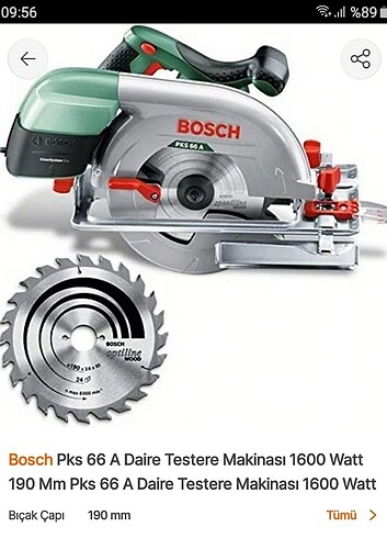 Bosch Testere makinası 
