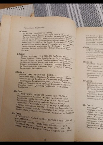 İstatistik 1. basım 870 Çözümlü Problem Kitabı - Görsel 5