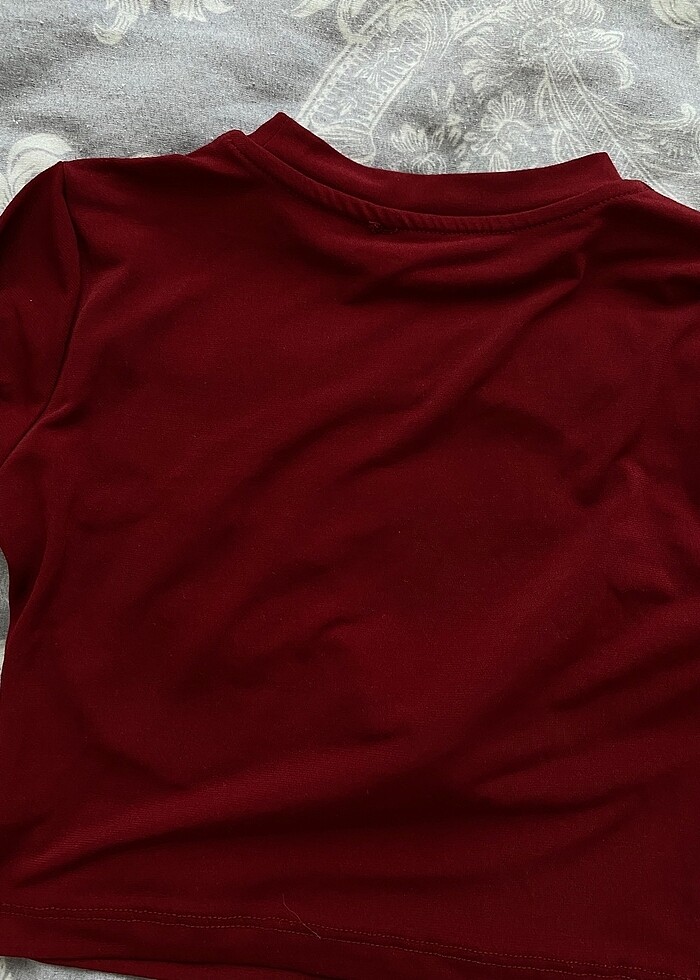 Bordo Bluz - Görsel 2