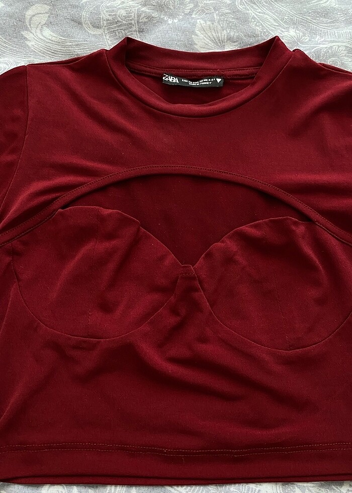 Bordo Bluz - Görsel 3