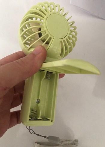 Yeşil Taşınabilir Mini Vantilatör - Görsel 4