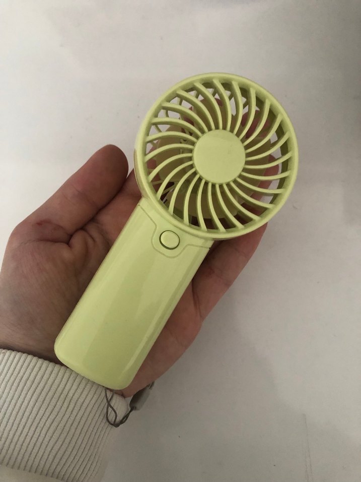 Yeşil Taşınabilir Mini Vantilatör - Görsel 3