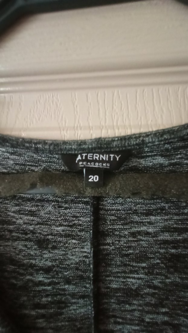 Gri V Yaka Salaş elbise - Görsel 3