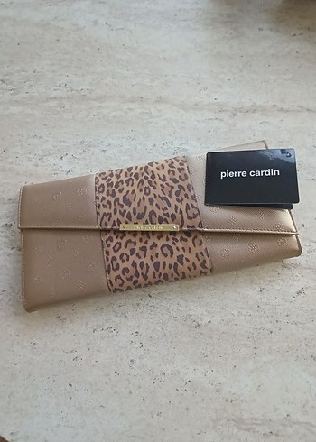 Pierre Cardin Bej Deri Kadin Portfoy Canta