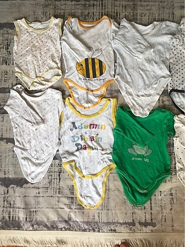1 Yaş Beden çeşitli Renk Zıbın bebek