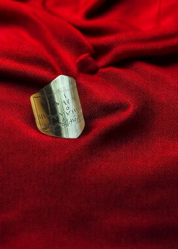 pirinç tılsımlı unisex Yüzük - Görsel 2