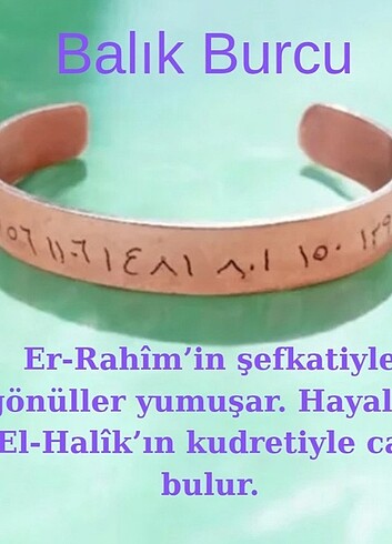 Bakır burç bileklik - Görsel 12