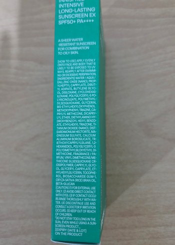  Beden Innisfree Yoğun Koruyucu Güneş Kremi 60mL