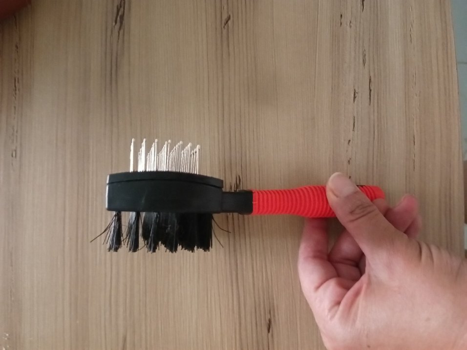 Kırmızı Saplı kedi köpek tarağı - Görsel 3