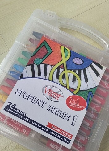  Beden Vincent pastel boya melatil fosforlu normal