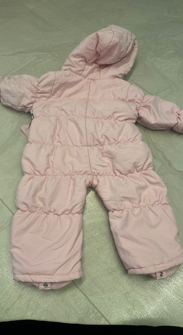 Kız Bebek Pembe Kürklü Tulumu - Görsel 3