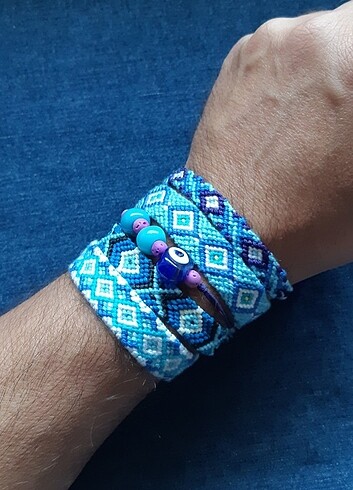  Beden çeşitli Renk Friendship bracelet 