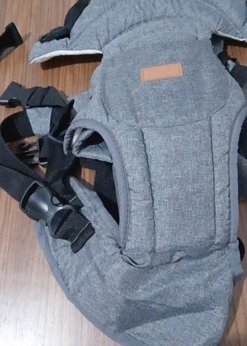 Gri Ergonomik Bel Destekli Bebek Kangurusu - Görsel 3
