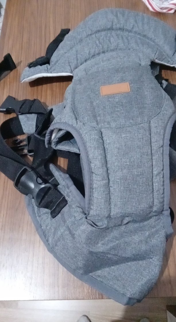 Gri Ergonomik Bel Destekli Bebek Kangurusu - Görsel 3