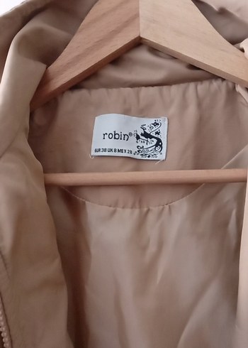 Düğmeli Bej Midi Kadın Ceket - Görsel 5