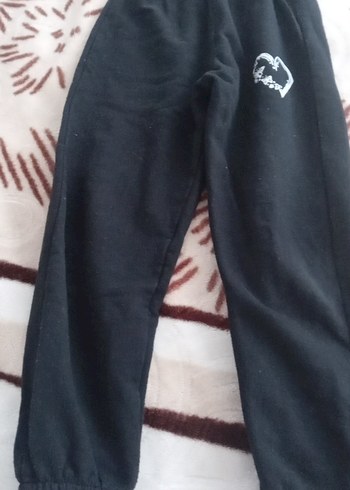 kiz Çocuk Siyah Street Wear Eşofman - Görsel 2