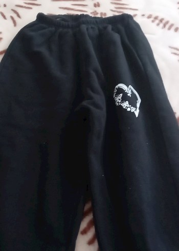 kiz Çocuk Siyah Street Wear Eşofman - Görsel 3