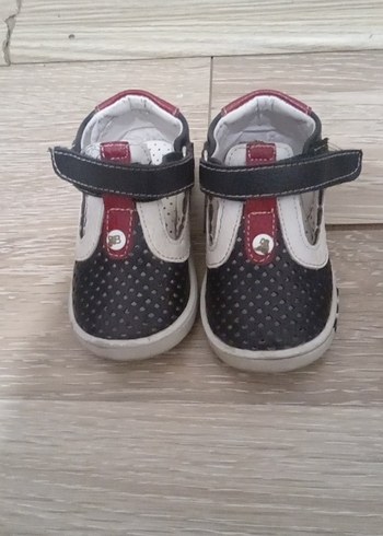 Erkek Bebek İlk Adım Ayakkabısı Gri Beyaz - Görsel 2