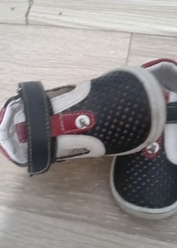 Erkek Bebek İlk Adım Ayakkabısı Gri Beyaz - Görsel 4