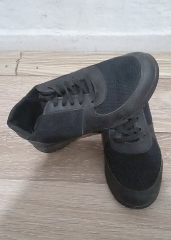 Siyah kadin Spor Ayakkabı - Görsel 4