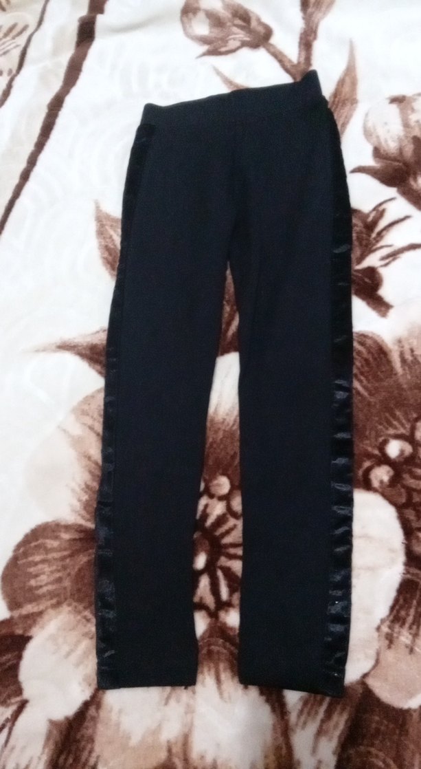 Siyah  kiz cocuk tayt - Görsel 2