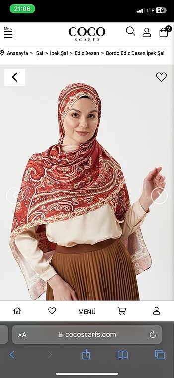 Coco scarfs şal