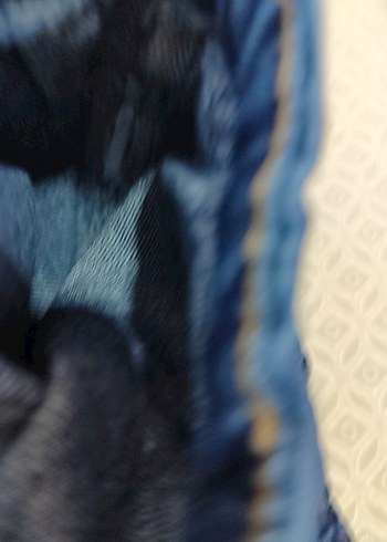 Kız Çocuk Mavi Fırfırlı Denim Şort - Görsel 3