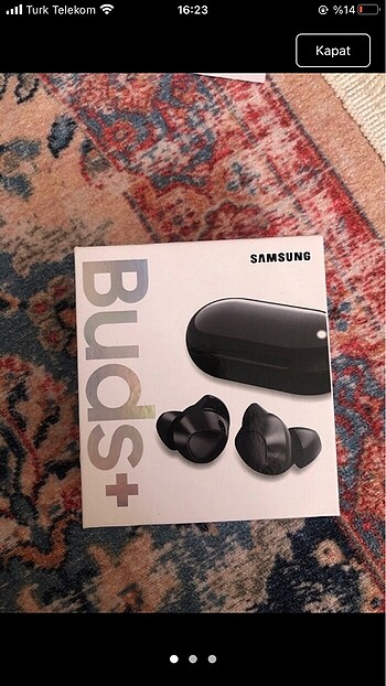 Samsung Galaxy Buds+ siyah kulaklık