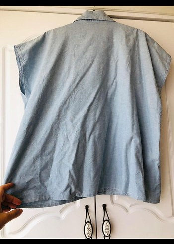 Düğmeli Denim Kadın Pantolon - Görsel 4