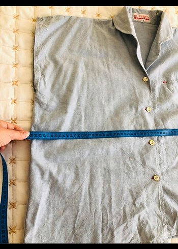 Düğmeli Denim Kadın Pantolon - Görsel 5