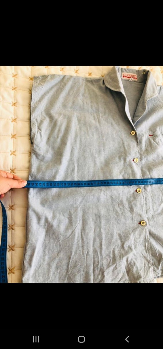 Düğmeli Denim Kadın Pantolon - Görsel 5