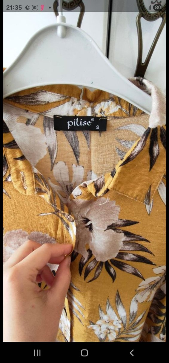 Çiçekli gömlek - Görsel 4